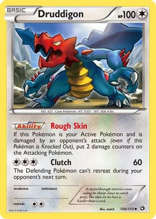 Image of Druddigon 106  Legendary Treasures - Uncommon
