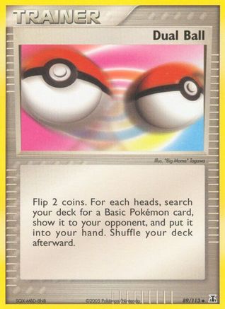 Image of Dual Ball 089  - Reverse Holofoil Delta Species - Uncommon