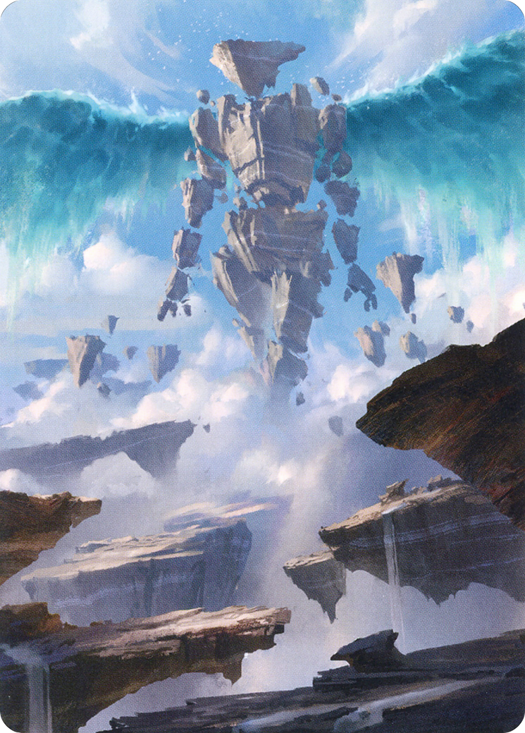 Image of Celestial Colonnade // Celestial Colonnade (AZNR-033) - Zendikar Rising Art Series (Borderless)