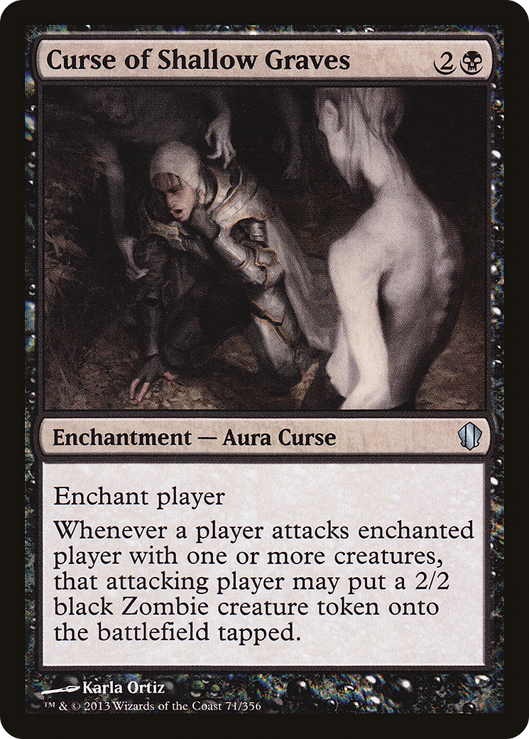 Image of Curse of Shallow Graves (C13-071) - Commander 2013