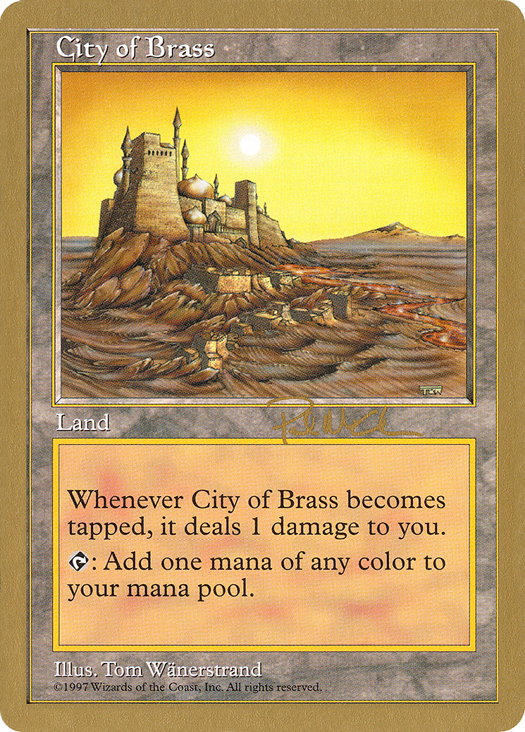 Image of City of Brass - 1997 Paul McCabe (5ED) (WCD-) - World Championship Decks 1997
