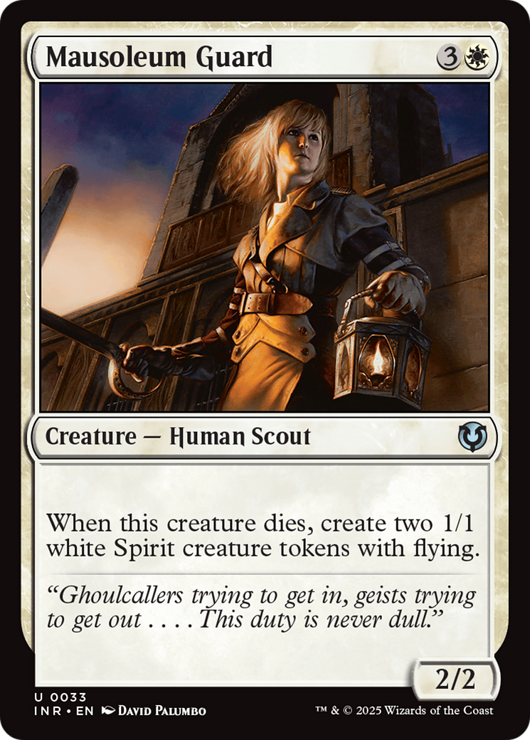 Image of Mausoleum Guard (INR-033) - Innistrad Remastered Foil