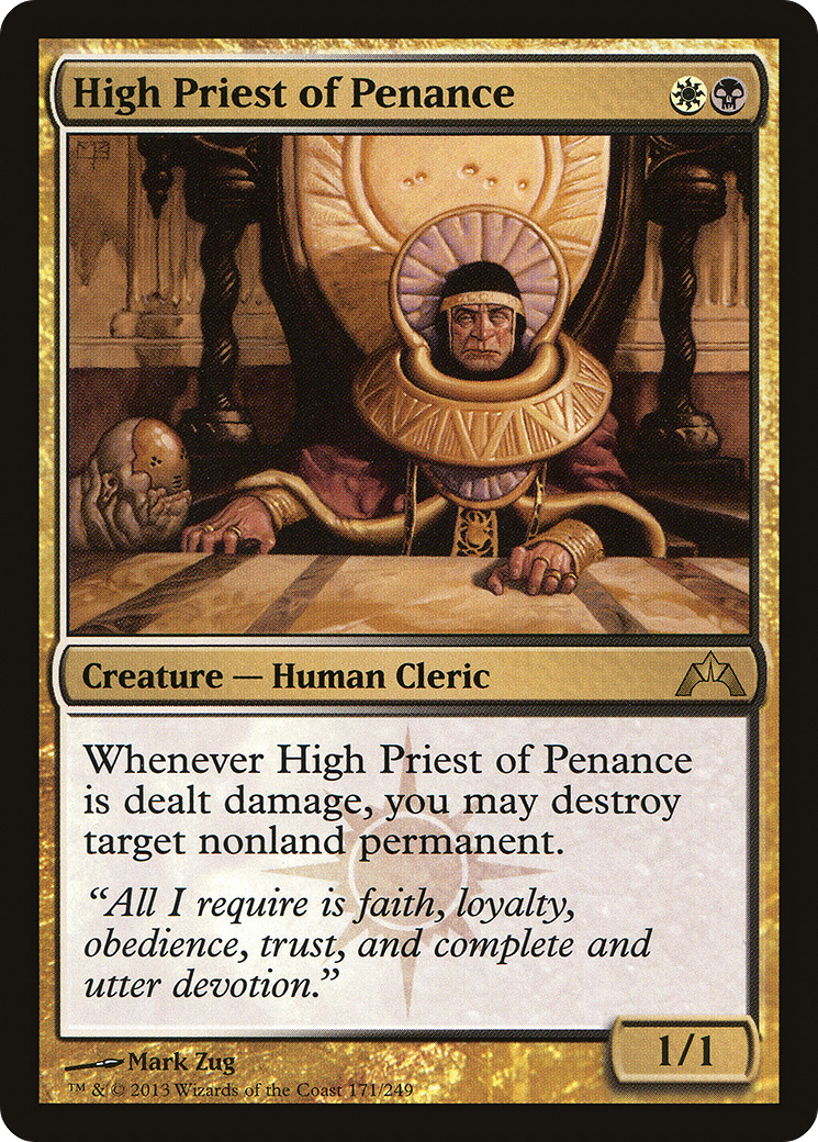 Image of High Priest of Penance (GTC-171) - Gatecrash Foil