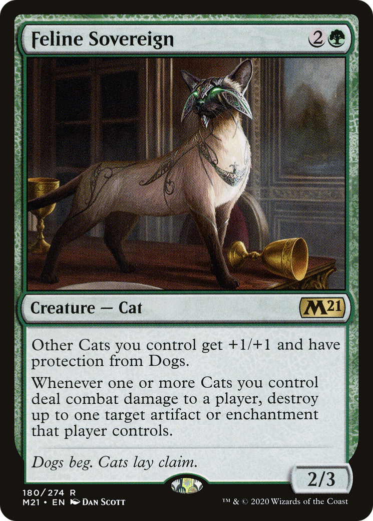 Image of Feline Sovereign (M21-180) - Core Set 2021