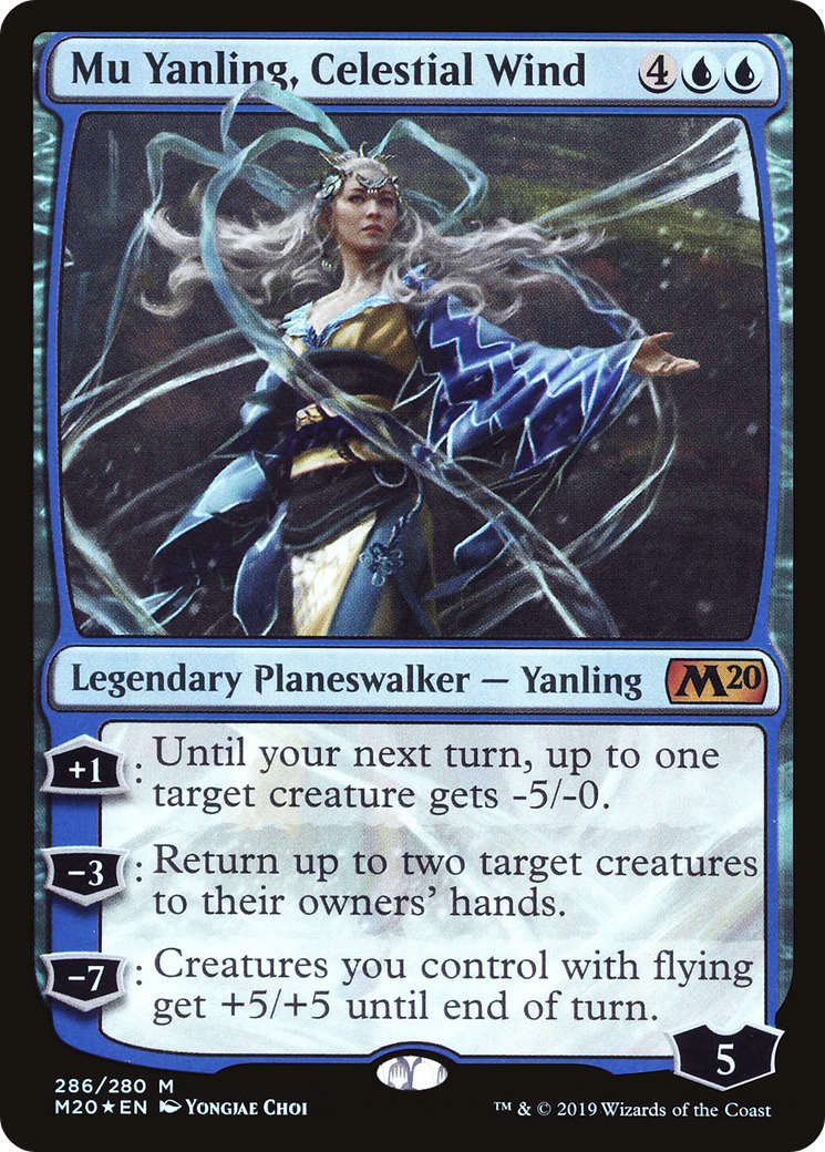 Image of Mu Yanling, Celestial Wind (M20-286) - Core Set 2020 Foil