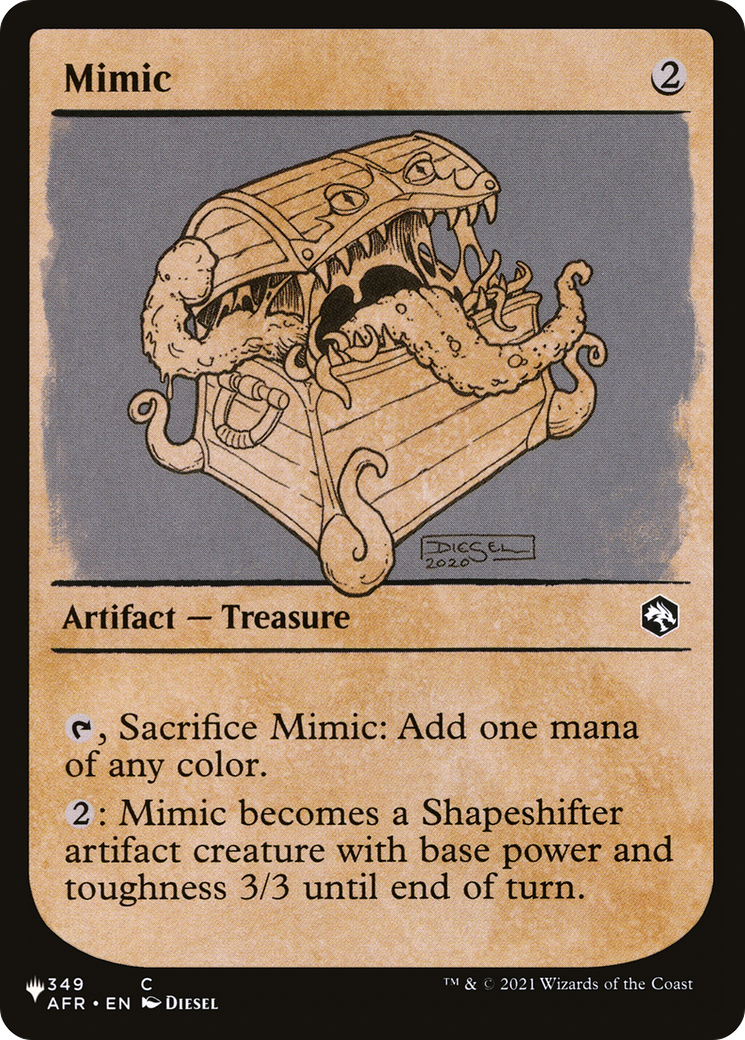 Image of Mimic (Showcase) (LIST-AFR-349) - The List: (Showcase)