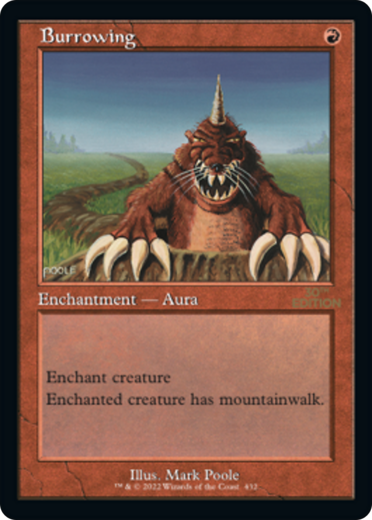 Image of Burrowing (Retro Frame) (30A-432) - 30th Anniversary Edition