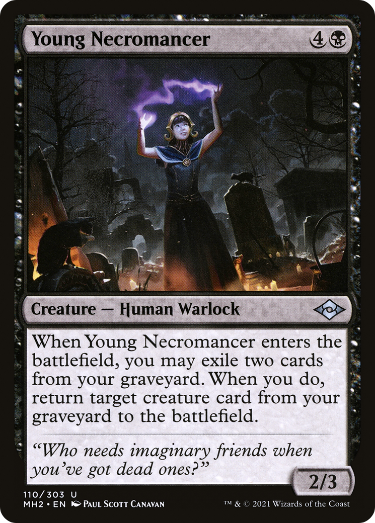 Image of Young Necromancer (MH2-110) - Modern Horizons 2