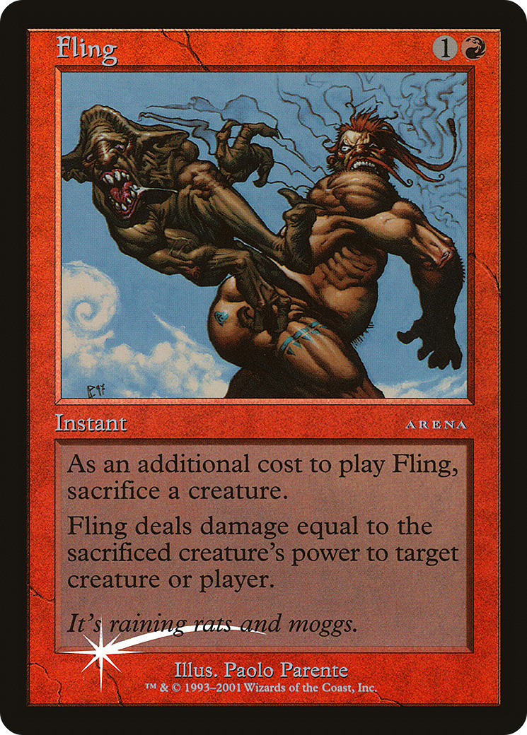 Image of Fling (ARENA-) - Arena League 2001 Foil