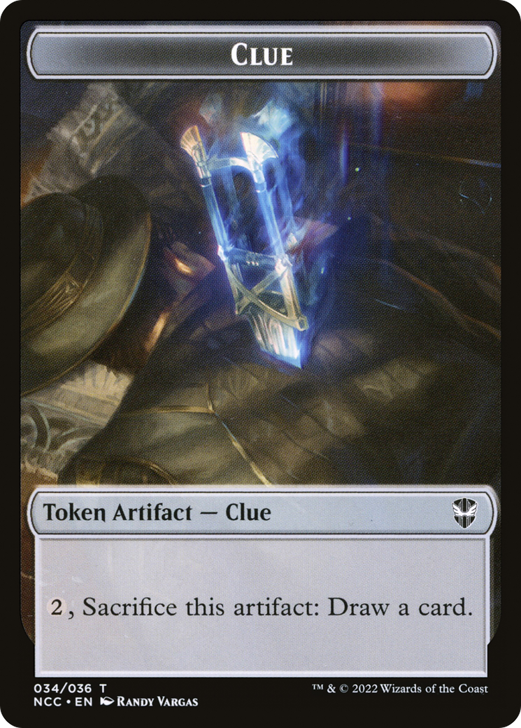 Image of Clue (TNCC-034) - New Capenna Commander Tokens Foil
