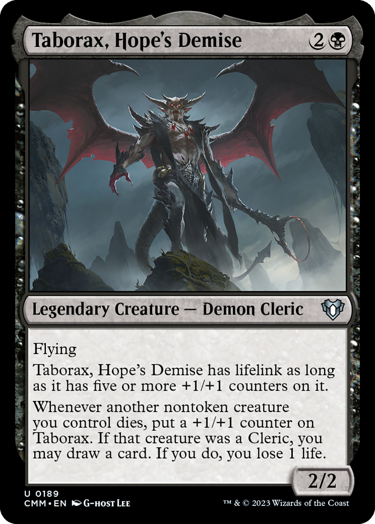 Image of Taborax, Hope's Demise (CMM-189) - Commander Masters Foil
