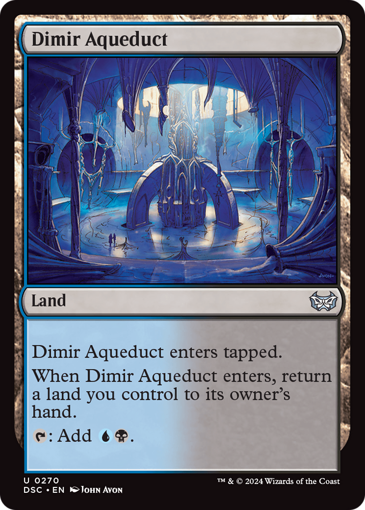 Image of Dimir Aqueduct (DSC-270) - Duskmourn: House of Horror Commander