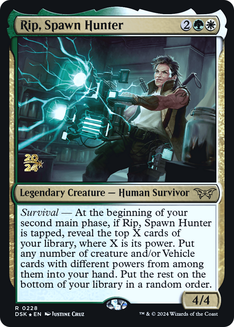 Image of Rip, Spawn Hunter (PRE-228) - Duskmourn: House of Horror Promos Foil
