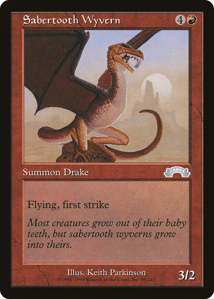 Image of Sabertooth Wyvern (EXO-099) - Exodus