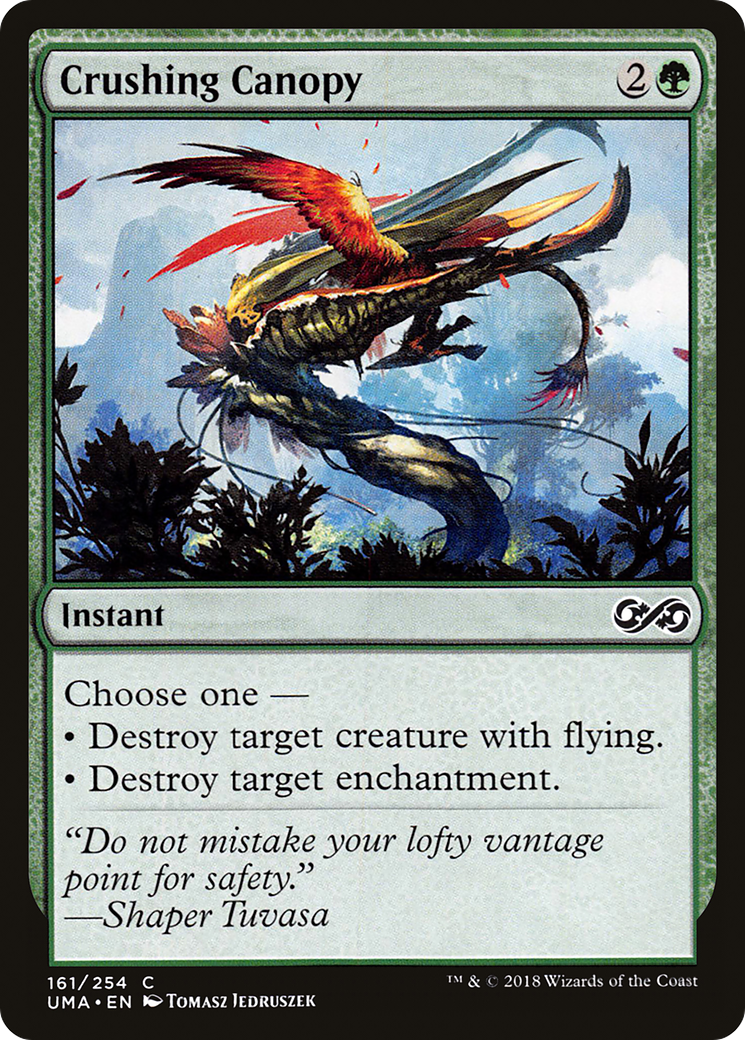 Image of Crushing Canopy (UMA-161) - Ultimate Masters Foil