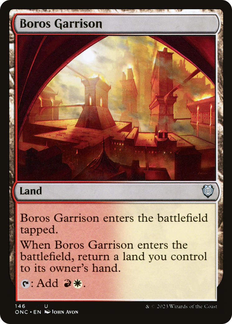 Image of Boros Garrison (ONC-146) - Phyrexia: All Will Be One Commander