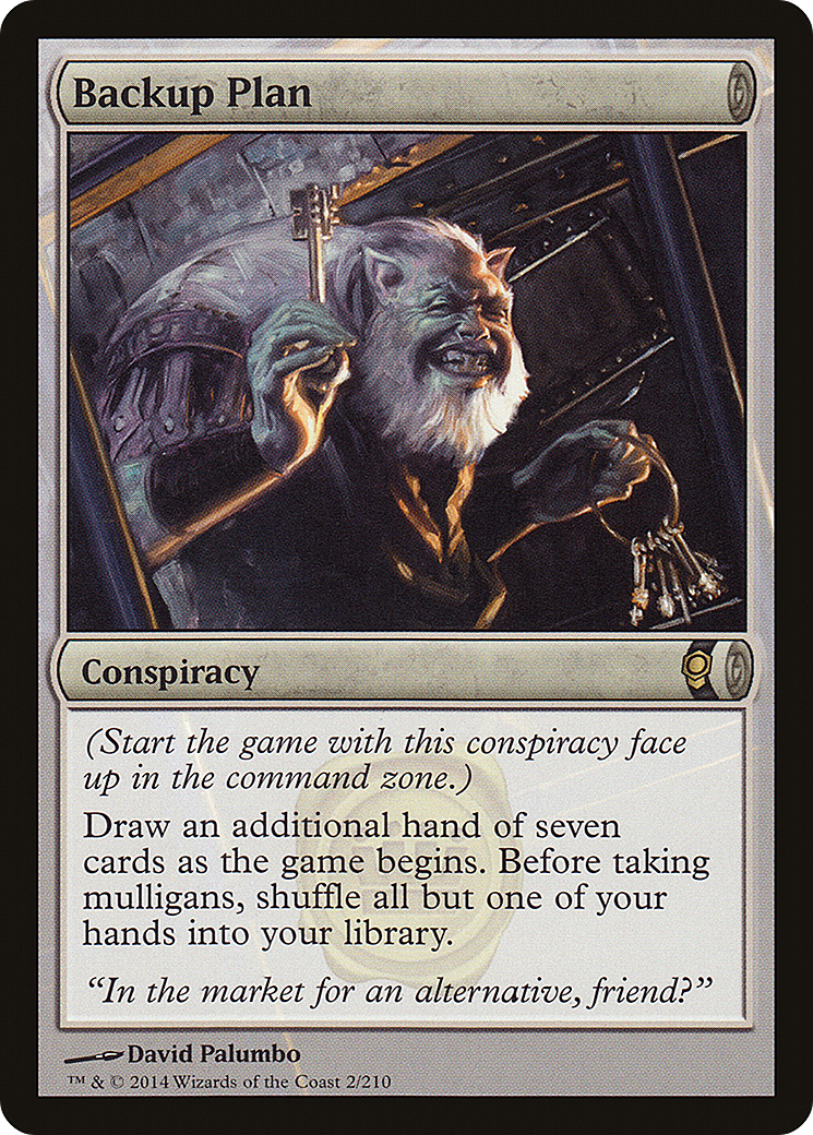 Image of Backup Plan (CNS-002) - Conspiracy