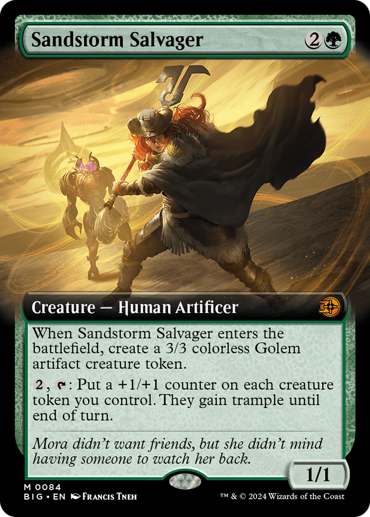 Image of Sandstorm Salvager (Extended Art) (BIG-084) - The Big Score: (Extended Art)