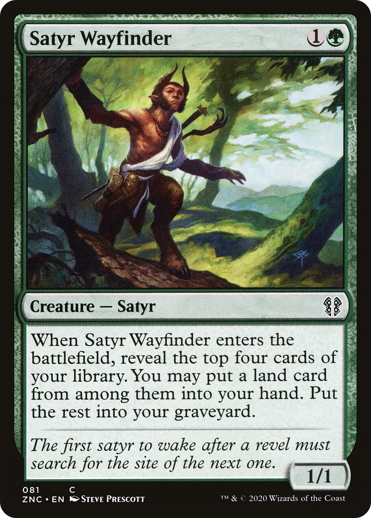 Image of Satyr Wayfinder (ZNC-081) - Zendikar Rising Commander