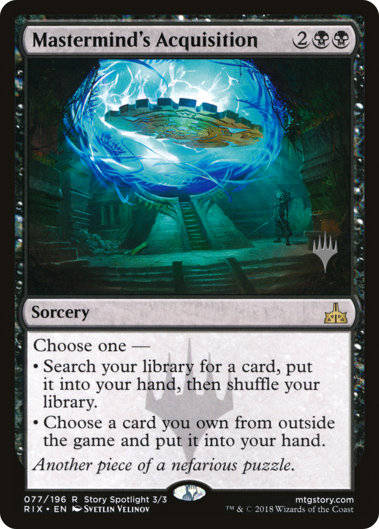 Image of Mastermind's Acquisition (PPM20-77P) - Rivals of Ixalan Promos