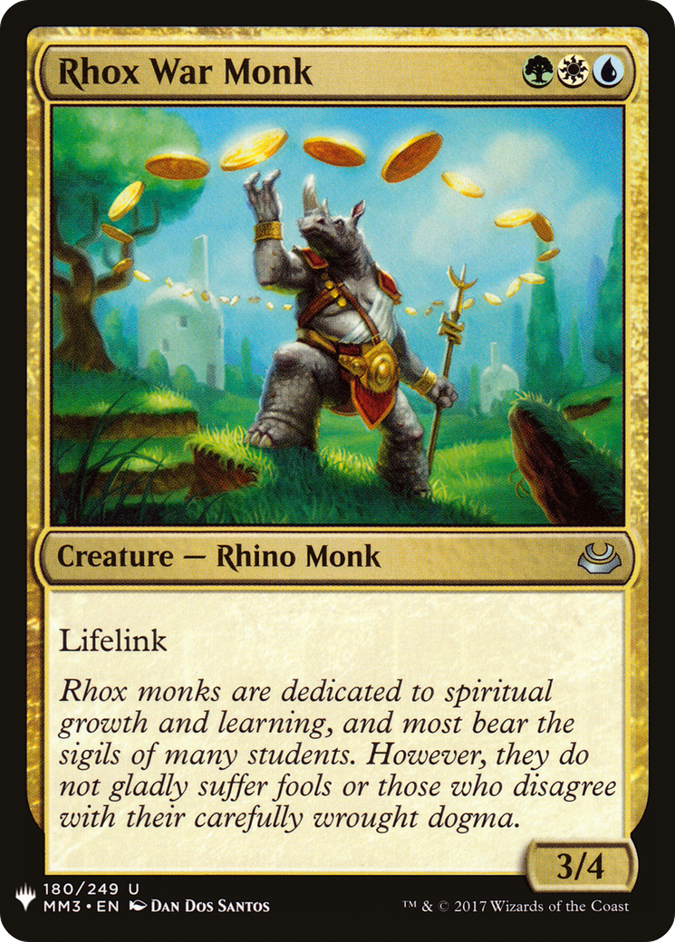 Image of Rhox War Monk (LIST-MM3-180) - The List