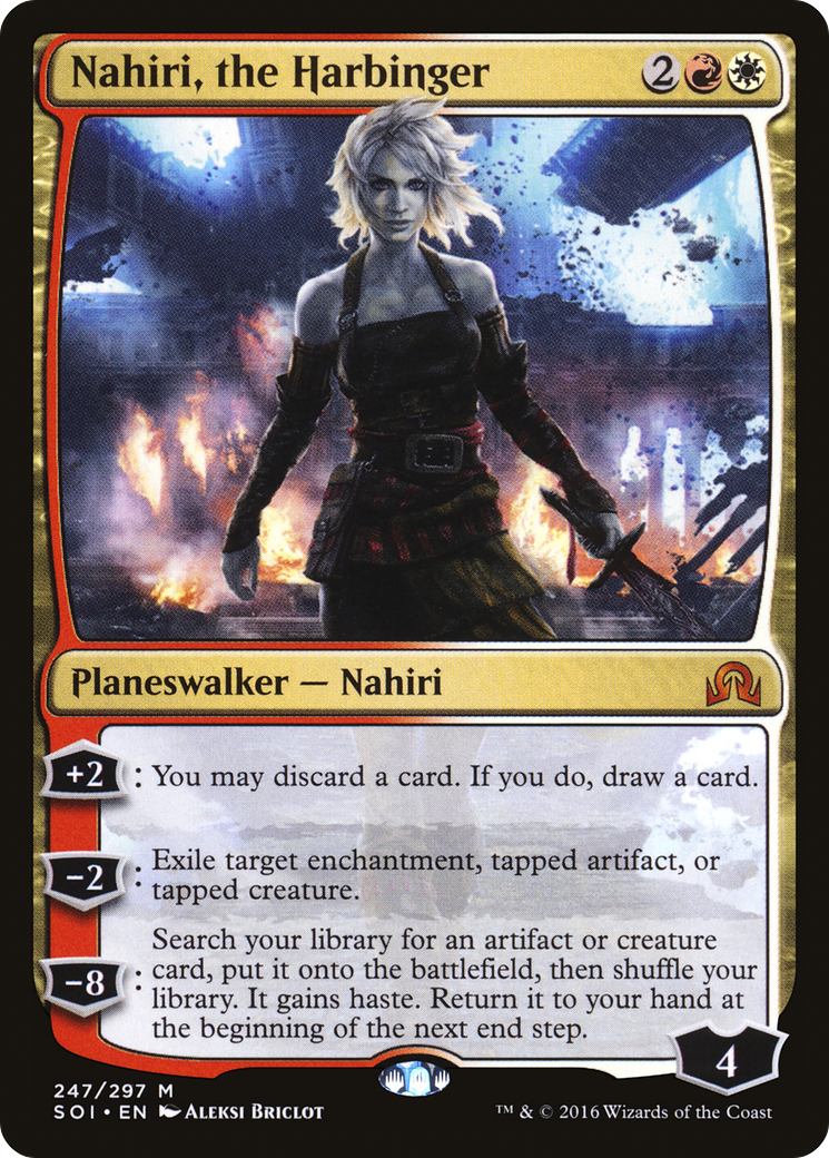 Image of Nahiri, the Harbinger (SOI-247) - Shadows over Innistrad