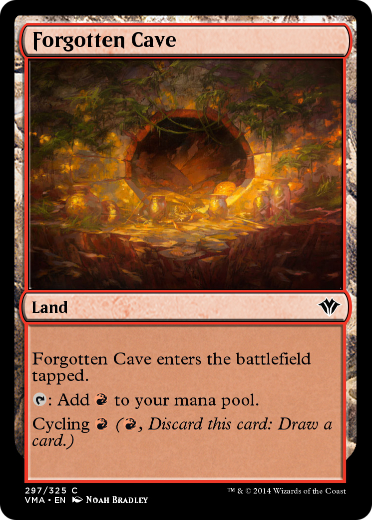 Image of Forgotten Cave (VMA-297) - Vintage Masters Foil