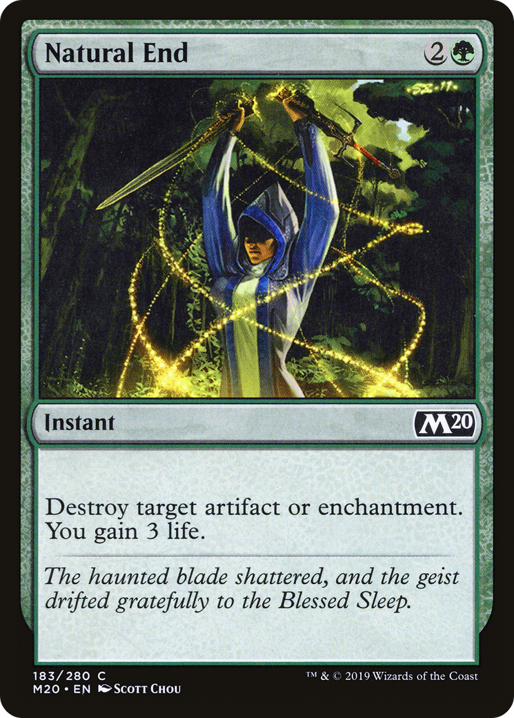 Image of Natural End (M20-183) - Core Set 2020 Foil