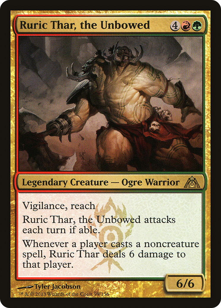 Image of Ruric Thar, the Unbowed (DGM-099) - Dragon's Maze Foil