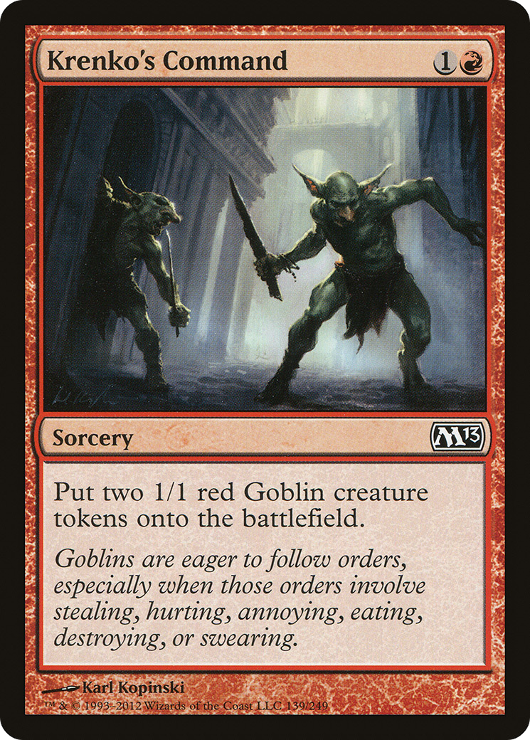Image of Krenko's Command (M13-139) - Magic 2013