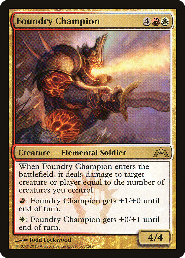 Image of Foundry Champion (GTC-165) - Gatecrash Foil