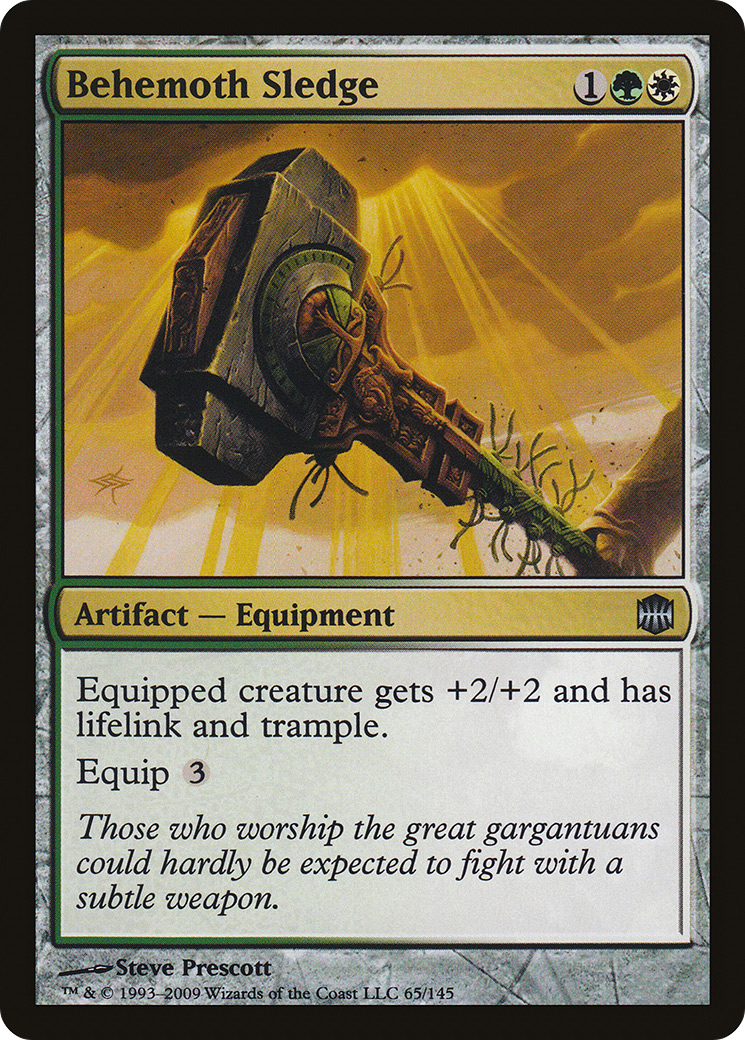 Image of Behemoth Sledge (ARB-065) - Alara Reborn Foil