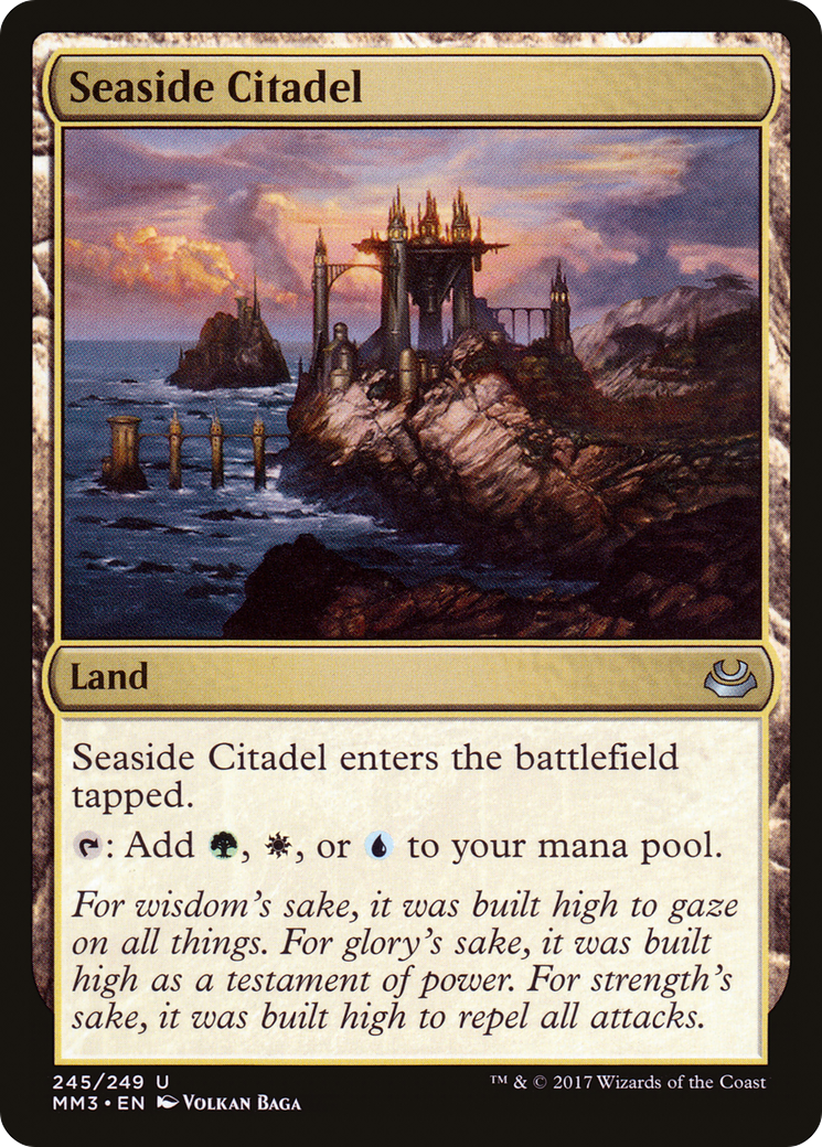 Image of Seaside Citadel (MM3-245) - Modern Masters 2017 Foil