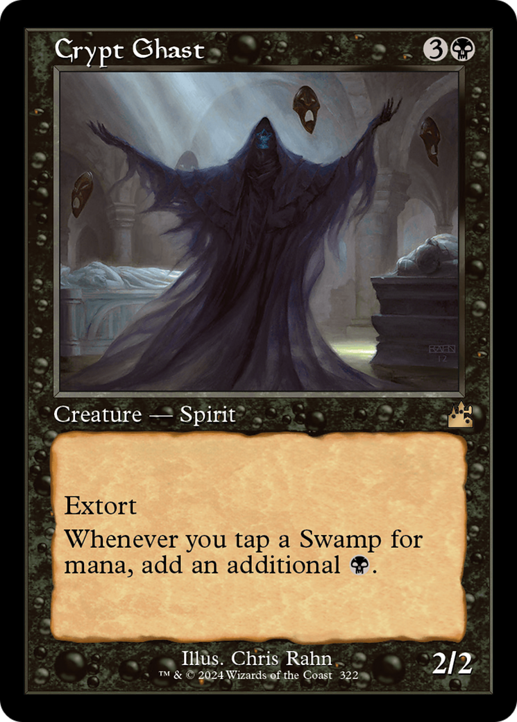 Image of Crypt Ghast (Retro Frame) (RVR-322) - Ravnica Remastered