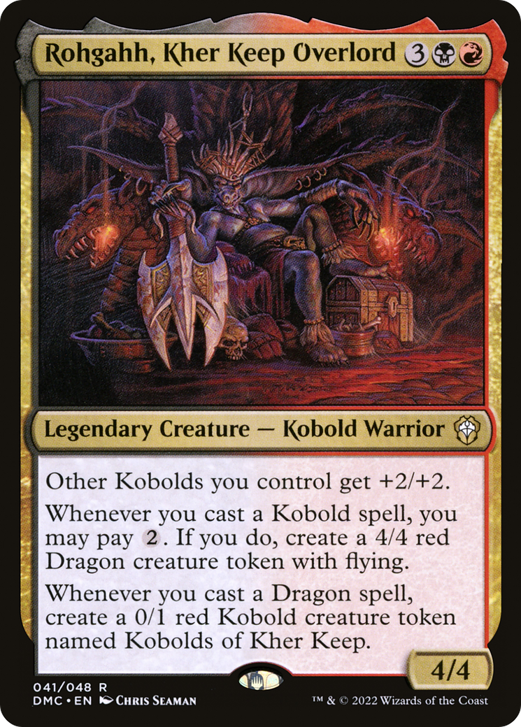 Image of Rohgahh, Kher Keep Overlord (DMC-041) - Dominaria United Commander Foil