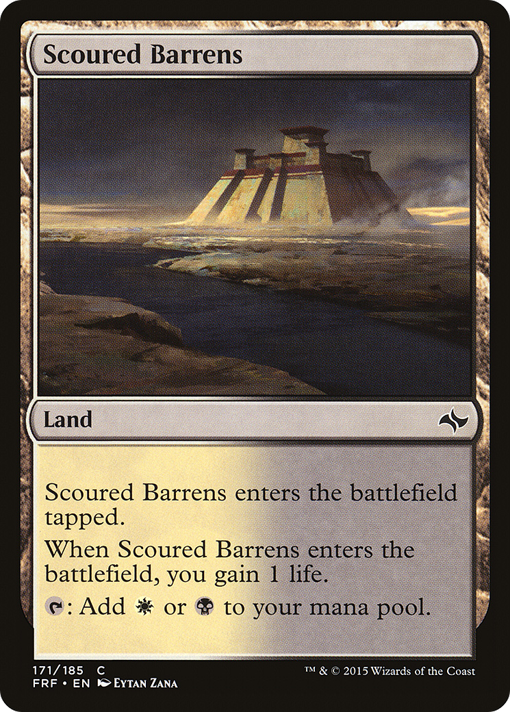 Image of Scoured Barrens (FRF-171) - Fate Reforged Foil