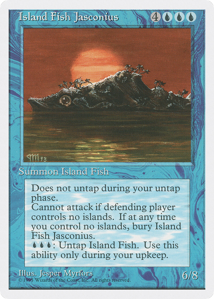 Image of Island Fish Jasconius (4ED-) - Fourth Edition
