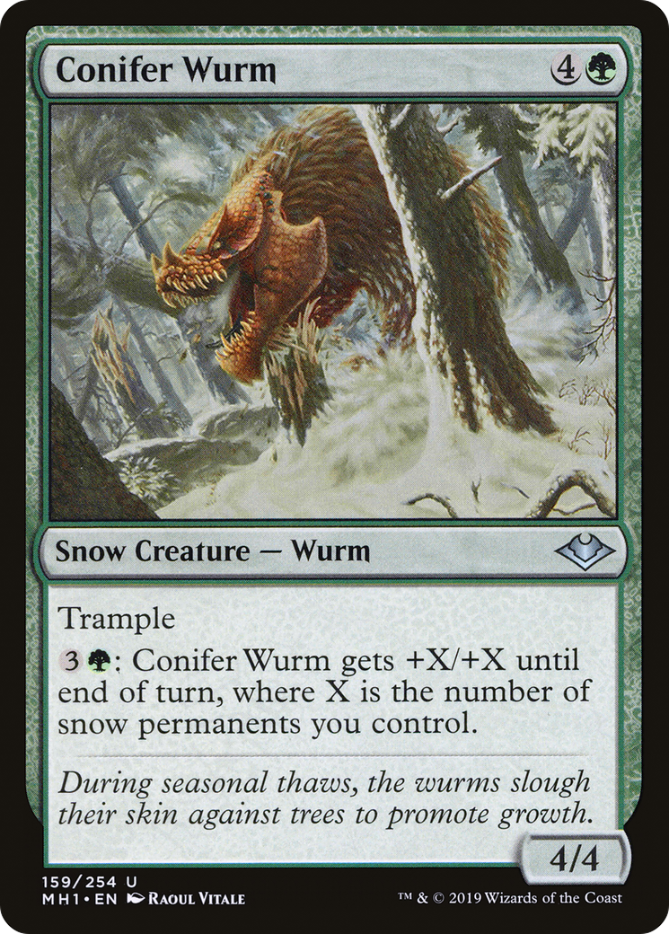 Image of Conifer Wurm (MH1-159) - Modern Horizons