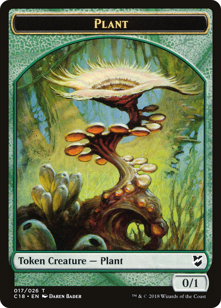 Image of Plant (TC18-017) - Commander 2018 Tokens