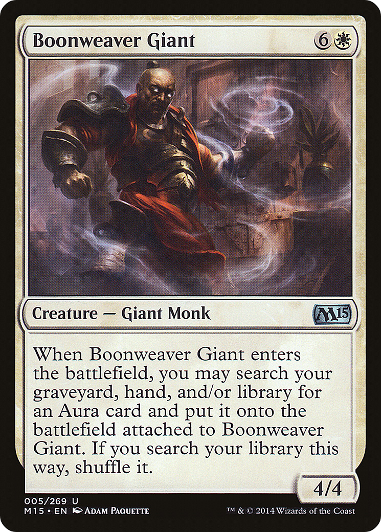 Image of Boonweaver Giant (M15-005) - Magic 2015