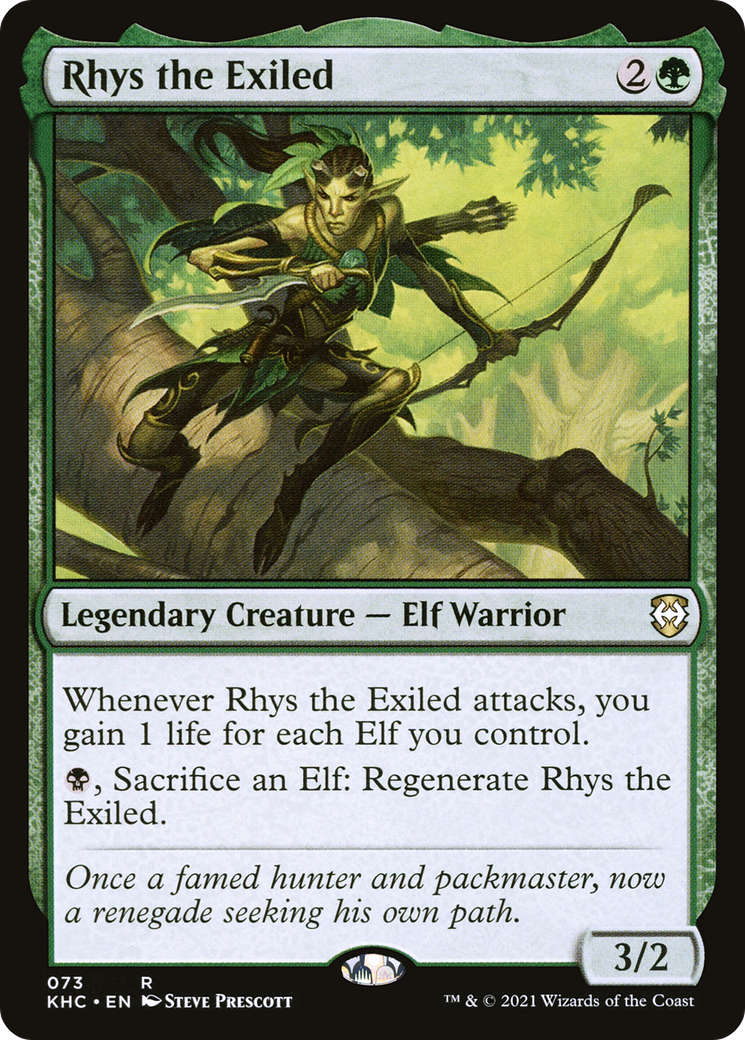 Image of Rhys the Exiled (KHC-073) - Kaldheim Commander