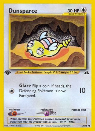 Image of Dunsparce 054/75  - Unlimited Neo Discovery - Common