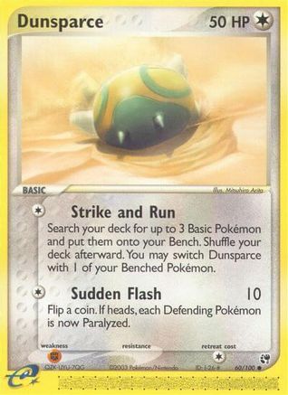 Image of Dunsparce 060/100  Sandstorm - Common