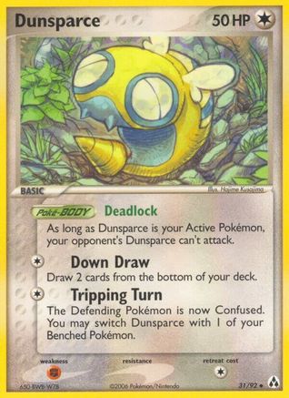 Image of Dunsparce 031  - Reverse Holofoil Legend Maker - Uncommon