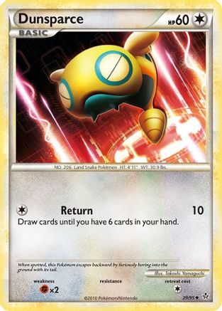 Image of Dunsparce 029  - Reverse Holofoil Unleashed - Uncommon