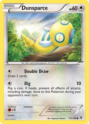Image of Dunsparce 111  Boundaries Crossed - Common