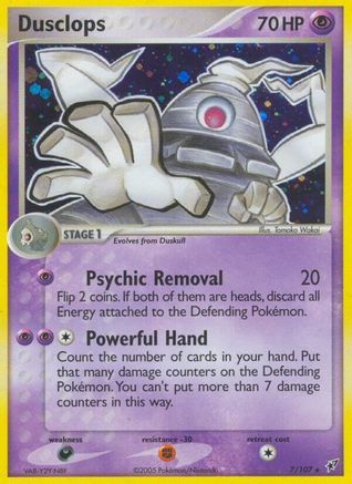 Image of Dusclops 007  Deoxys - Holo Rare