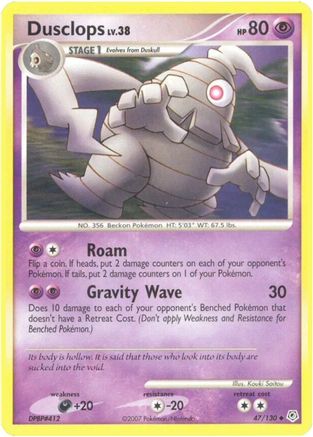 Image of Dusclops 047  - Reverse Holofoil Diamond and Pearl - Uncommon