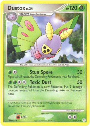 Image of Dustox 025  Diamond and Pearl - Rare