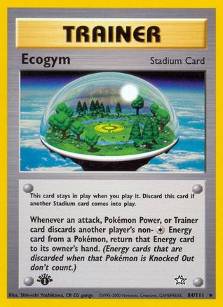 Image of Ecogym 084/111  - 1st Edition Neo Genesis - Rare
